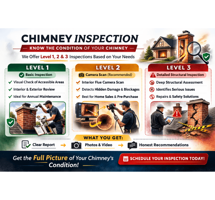 Protect your home with Homeshield Chimney Care. Professional chimney cleaning, inspections, and repairs you can trust at affordable prices.